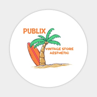 Publix Vintage Store Aesthetic Magnet